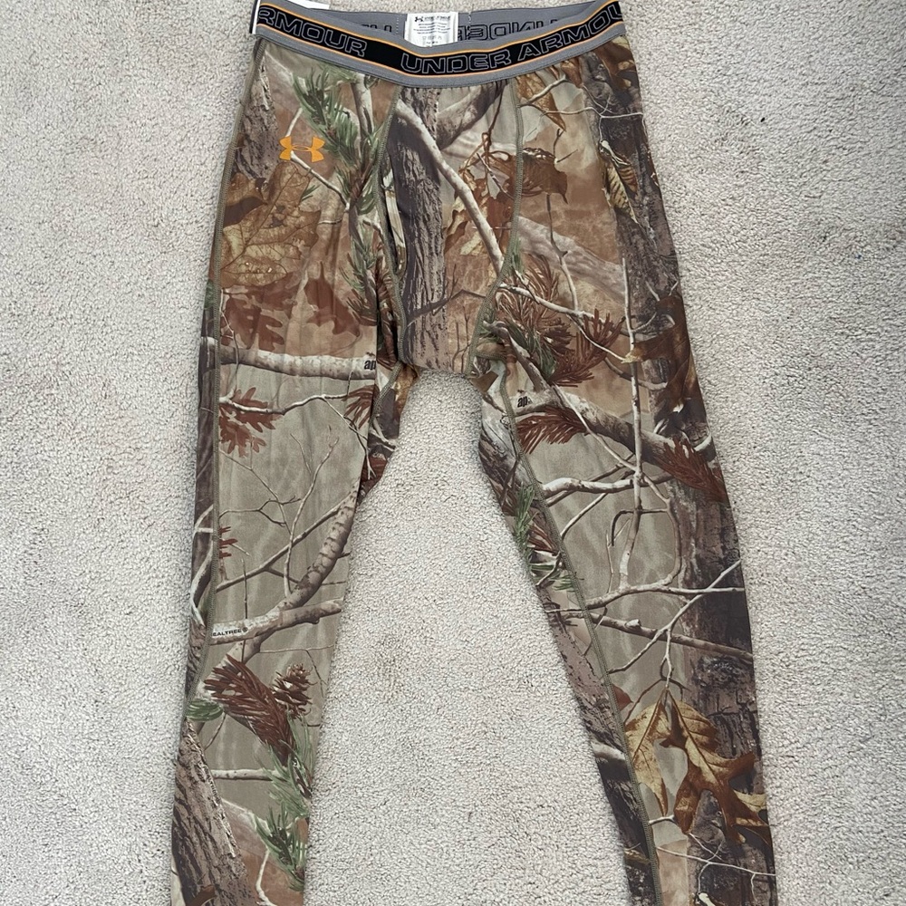 Under Armour Leggings Mens XL Realtree Camouflage Performance Base Layer